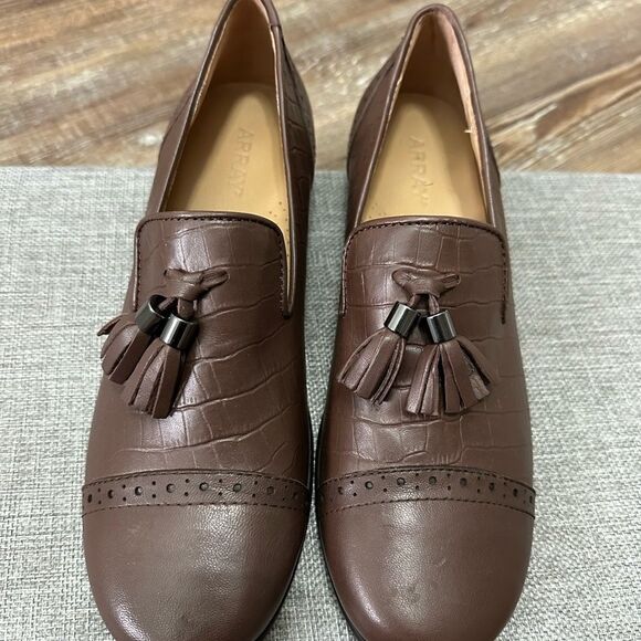 Array Leather Brown tassel loafer - Picture 9 of 9